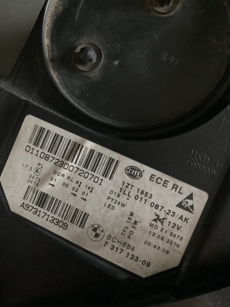 BMW 5 Series F10 Left Headlight - Image 3